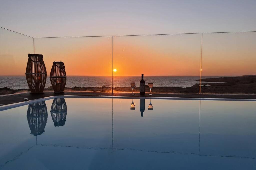Tramonto Luxury Villa No1- Breathtaking Sunset View Foiníkion Dış mekan fotoğraf