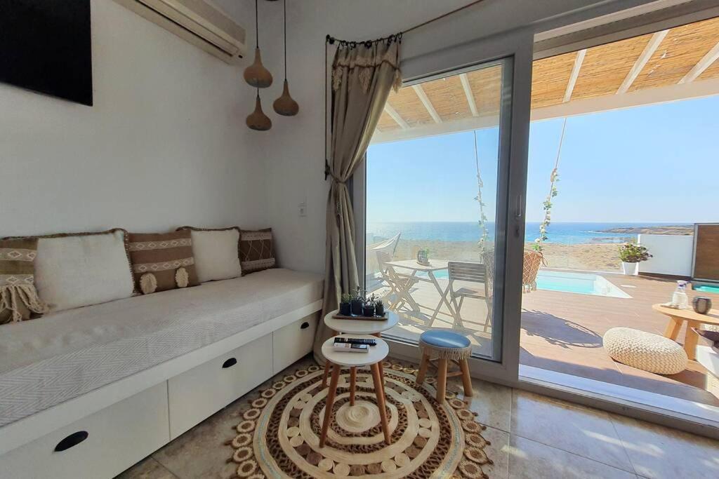 Tramonto Luxury Villa No1- Breathtaking Sunset View Foiníkion Dış mekan fotoğraf