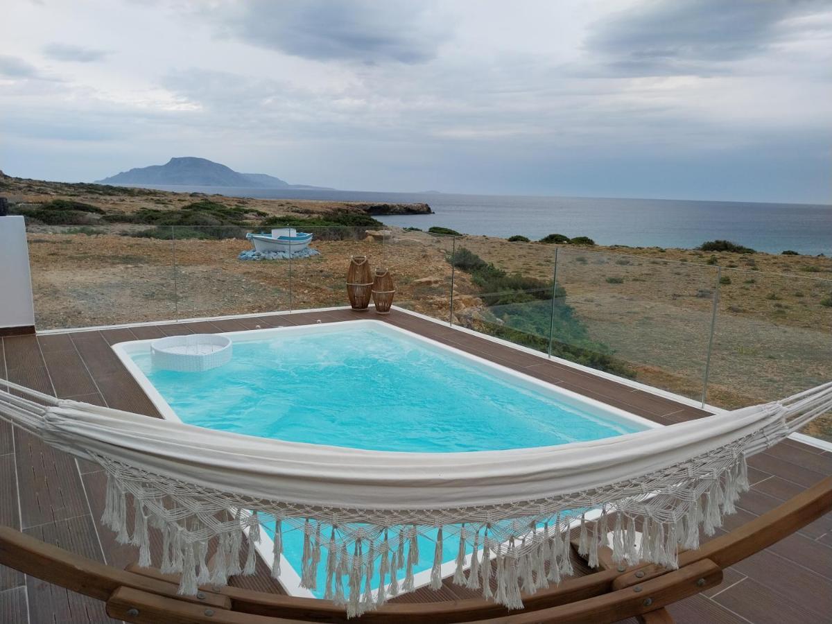 Tramonto Luxury Villa No1- Breathtaking Sunset View Foiníkion Dış mekan fotoğraf