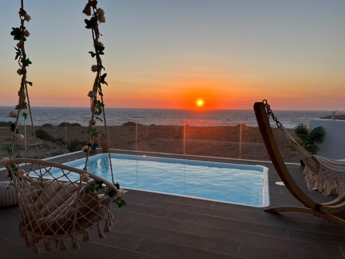 Tramonto Luxury Villa No1- Breathtaking Sunset View Foiníkion Dış mekan fotoğraf